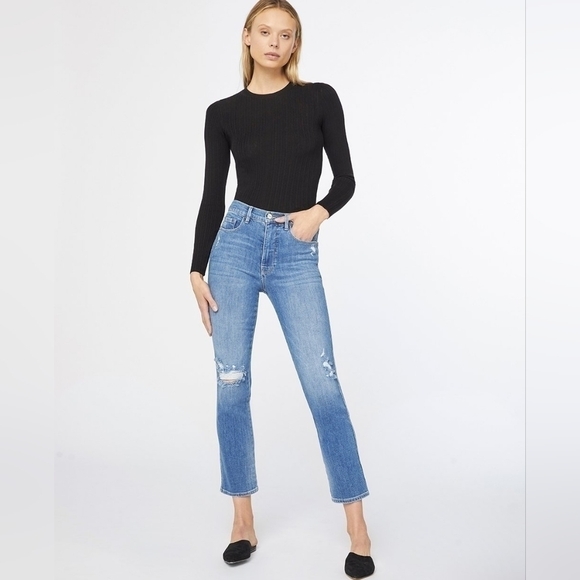 Frame Denim Denim - Frame Denim Le Sylvie Slender Straight Jeans